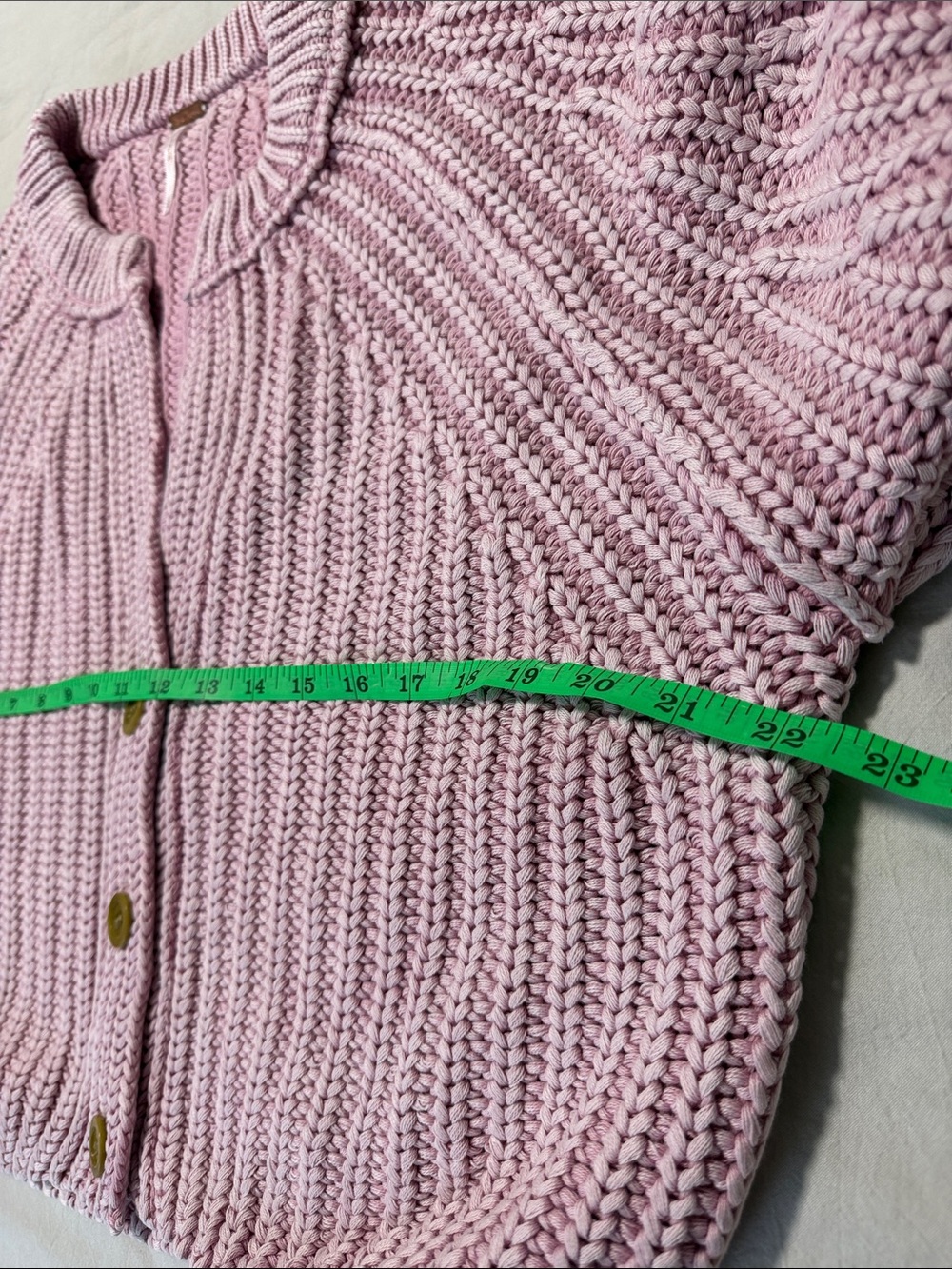 Free People Lilac Cropped Sweet Nothing Cardi - Picture 10 of 11